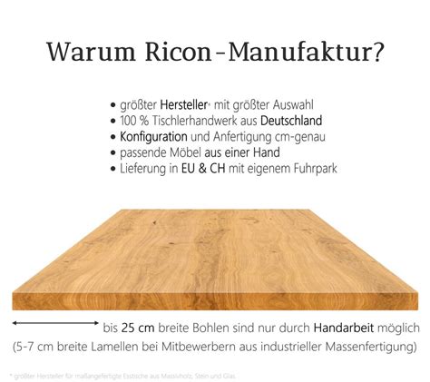 Moderner Esstisch Holz Massiv Mit Metallgestell Mandal Ricon Manufaktur