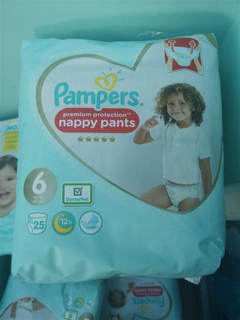 Pampers Premium Protection Nappies Ad Nappy Pants Size 6 In Wollaton