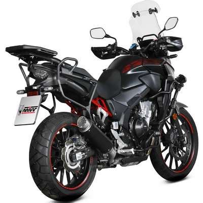 Escape Mivv Gppro Negro Honda Cb X Nilmoto