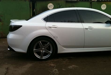 Спойлер SPORT лип Mazda 6 GH 2008-2012 седан стеклопластик. Купить ...