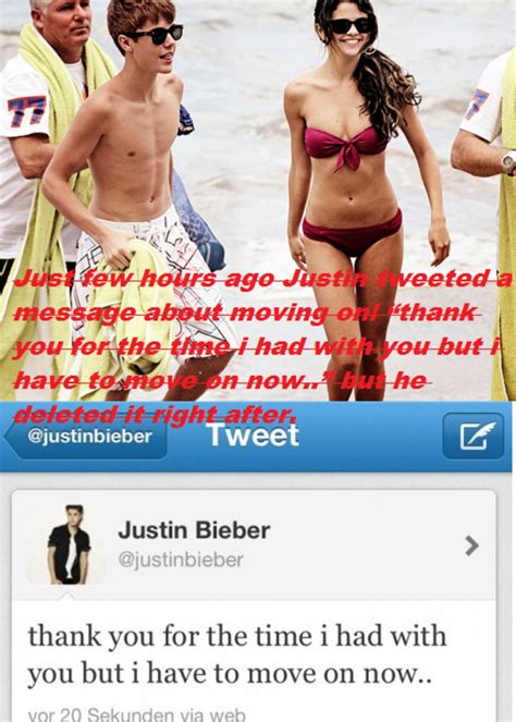 Justin and Selena Break Up? - Justin Bieber Photo (30867234) - Fanpop