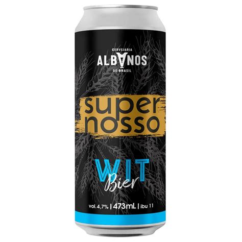 Cerveja Albanos Super Nossa Witbier Cervejaria Albanos Do Brasil