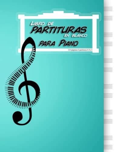 Libro De Partituras En Blanco Para Piano En Este Cuaderno De M Sica