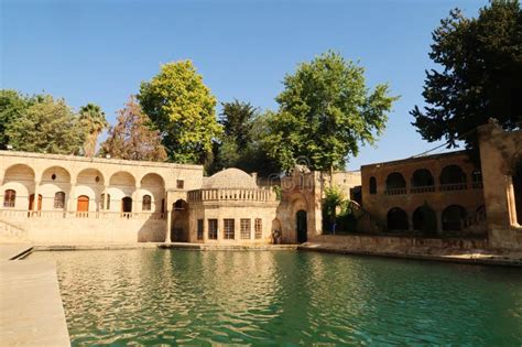 The Green Baliklig L Pool Or Pool Of Abraham With The Halil Ul Rahman