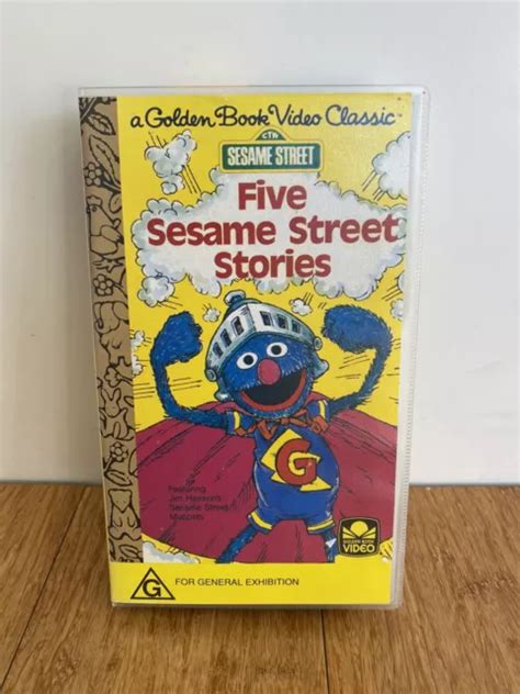 SESAME STREET FIVE Sesame Street Stories Vhs EUR 12 98 PicClick FR