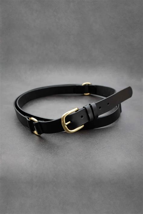 Double Wrap Belt In Black Repertoire