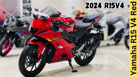 2024 Yamaha R15 V4 Metallic Red Full Detailed Review ️ Price And Features 🔥 Better Than Rs200