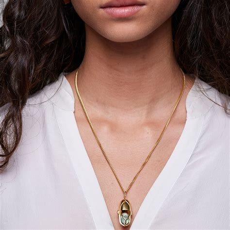 capsule crystal love pendant set ct gold vermeil capsule eleven