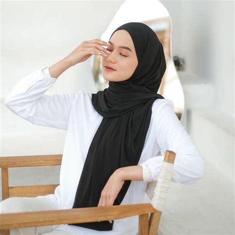 Hijab Pashmina Instant Malaysia Ceruty Babydoll Pashmina Melayu