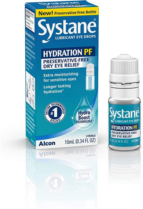 Systane Hydration Pf Lubricant Eye Drops 10ml Eye Drops And Wash