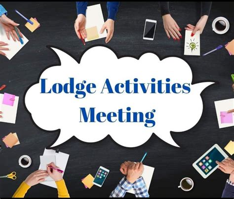 Lodge Activities Meeting, TRACY ELK's LODGE 2031, January 8 2024 ...