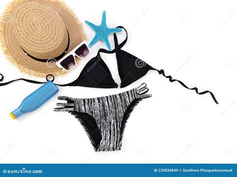Viajar Moda Estilo De Vida En Verano Tendencia Temporada Que Verano Moda En Bikini Negro Sobre