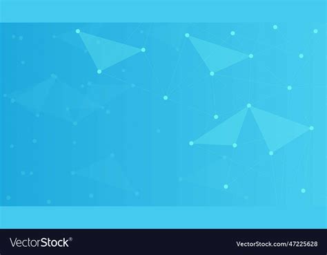 Abstract polygonal with dots and lines connection Vector Image 