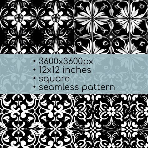 Black and White PRINTABLE Backgrounds Digital Paper Download - Etsy