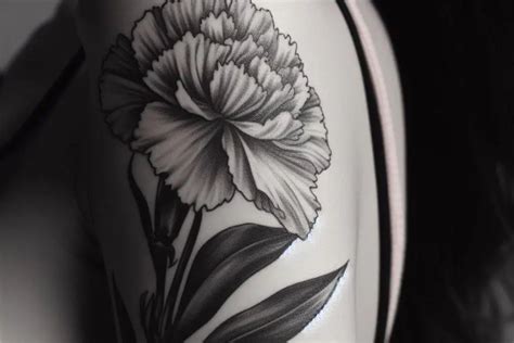 Carnation Tattoo: Embracing Love and Symbolism in Body Art - Your Own ...