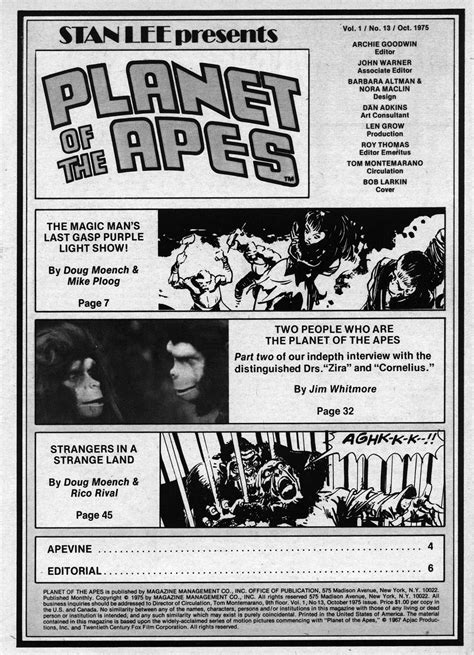 Read Online Planet Of The Apes Comic Issue 13