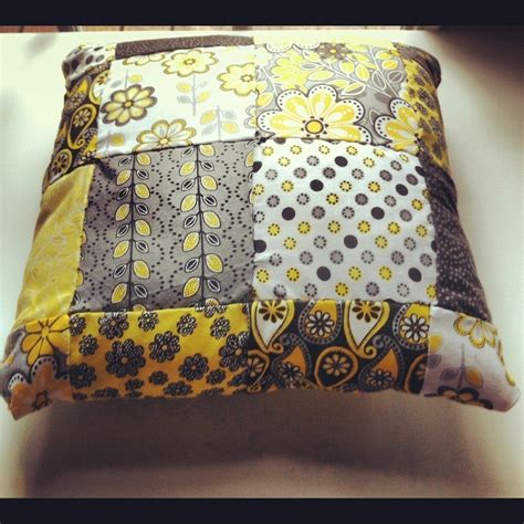 Quilted Pillow · A Patchwork Cushion · Needlework Sewing And