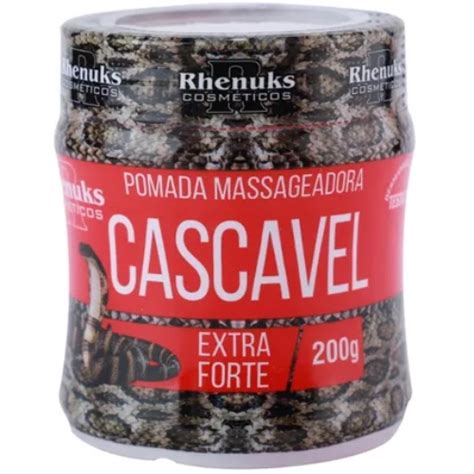 Rhenuks Pomada Massageadora Cascavel Extra Forte 200g Shopee Brasil