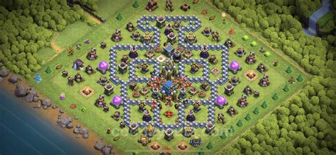 Melhor Layout De Defesa Cv Link Coc Clash Of Clans