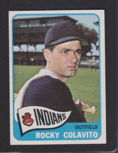 Topps Baseball Rocky Colavito Vg Inv A Ebay