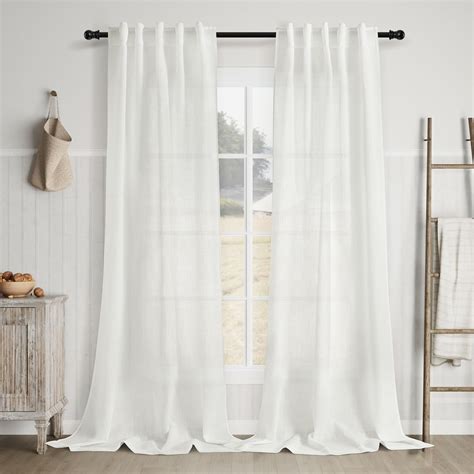 Amazon Extra Long Off White Curtain Inches Long Panels Set