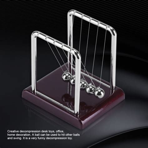 Newton S Cradle Steel Balls Physics Science Pendulum Steel Ball Desk