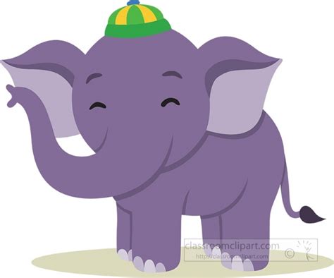 Elephant Clipart-cute cartoon elephant wild animal clipart