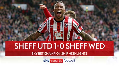 Sheff Utd 1 0 Sheff Wed Match Report And Highlights