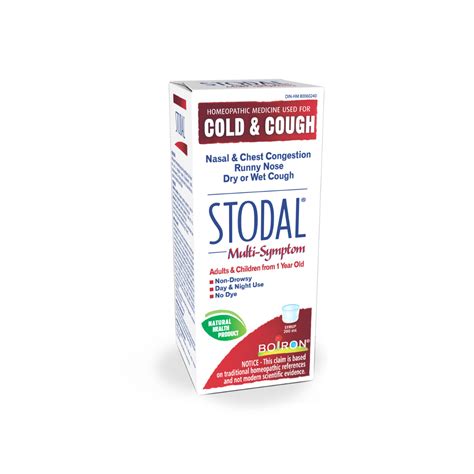 Boiron Stodal Cold And Cough Syrup 200ml Your Health Food Store And So