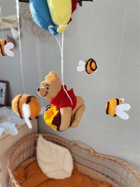 Winnie the Pooh Mobile MINI Baby Mobile Pooh Bear Mobile - Etsy