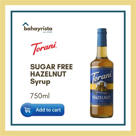 Torani Sugar Free Syrups 750ml Lazada Ph