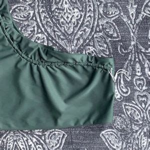 Mikoh Swim New Mikoh Hukilau One Shoulder Bikini Top Green Small Nwot Poshmark