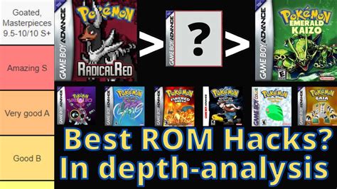 Ranking 25 Pokemon ROM Hacks For Nuzlocking In Depth Tier List YouTube