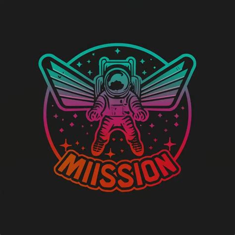 LOGO Design for Mission 1980s NASA Space Exploration Butterfly in ...