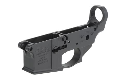 Anderson Manufacturing Ar 15 Stripped Lower Receiver Closed Ear Ar 15 A3 Lwfor Um Closed