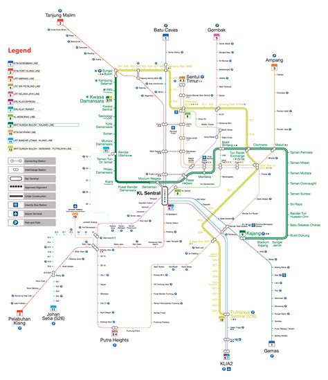 Malaysia Mrt Station Map