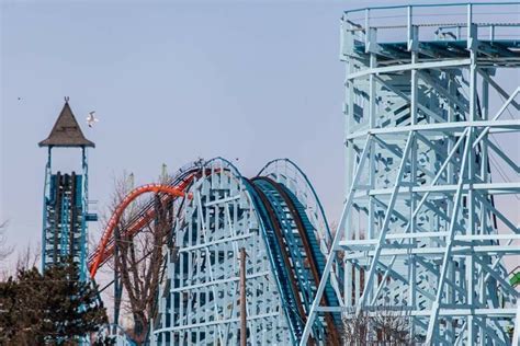 Blue Streak Cedar Point Roller Coaster Marblehead Ohio