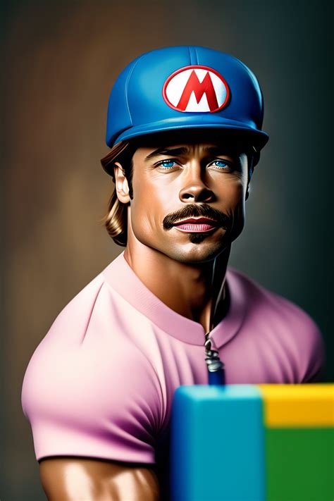 Lexica Retrato Do Brad Pitt Como Super Mario Live Action Adaptation