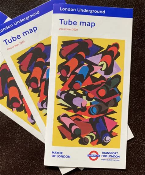 London Underground Tube Map December 2020 Tfl New 3 Pack £350