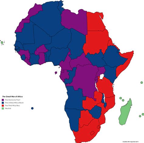 The Great War of Africa : r/imaginarymaps