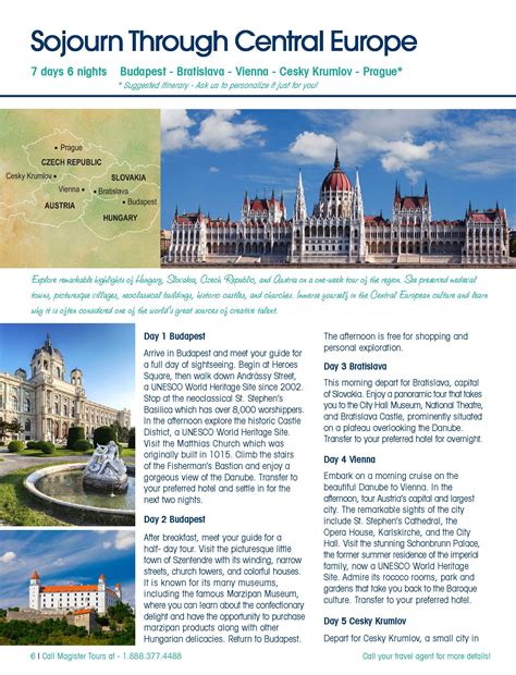 Central Europe & Beyond Brochure - Magister Tours-Tours through Turkey