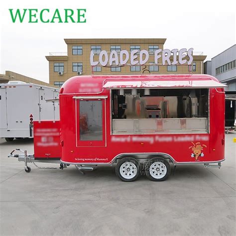 Wecare China Food Truck Remorque Alimentaire Airstream Mobile Kitchen