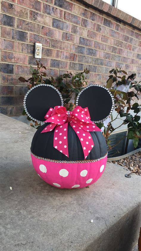 Minnie Mouse Pumpkin Painting 🎀 Minnie Mouse Pumpkin Disney Pumpkin