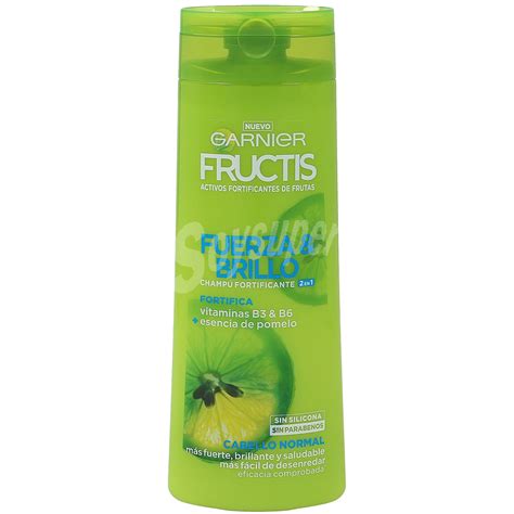 Fructis Garnier Champ Fortificante Y Brillo En Para Cabello Normal