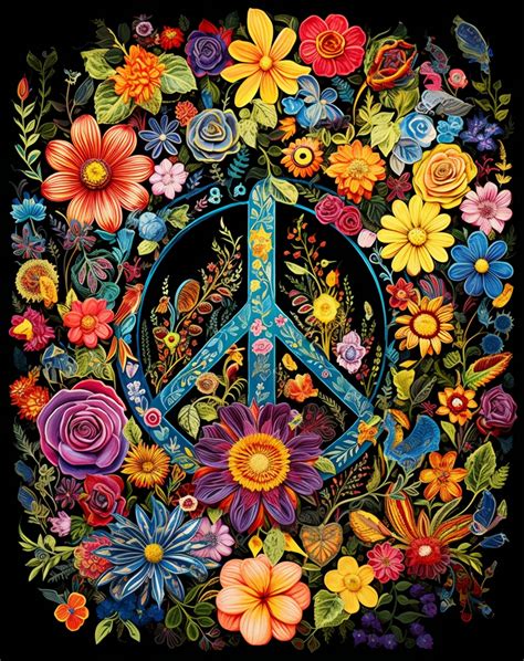 Flower Peace Symbol Free Stock Photo Public Domain Pictures