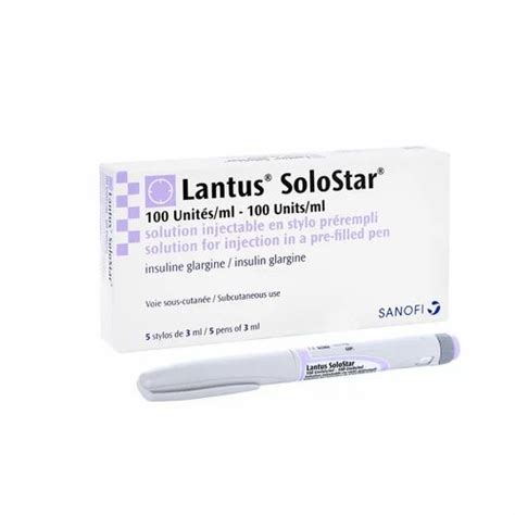 Lantus Solostar Packaging Size 5 Pens Of 3 Ml At Rs 592piece In