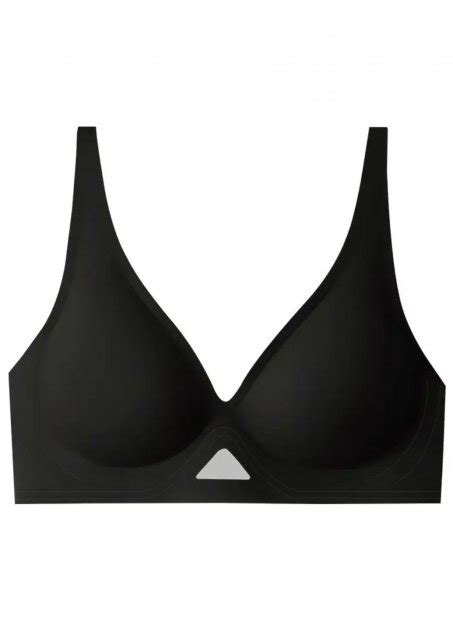 Бесшовный бюстгальтер без косточки Удобный No Brand 865-85 Черный XL ...