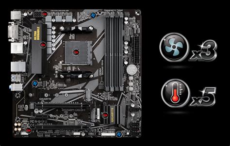 Placa M E Gigabyte B M Ds H Ac Wi Fi Chipset B Amd Am Matx Ddr