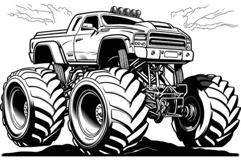 Monstertruck Ausmalbilder Neue Monstertruck Malvorlagen