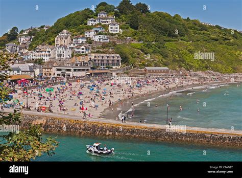 Banjo Pier East Looe Looe Cornwall Great Britain Uk Stock Photo